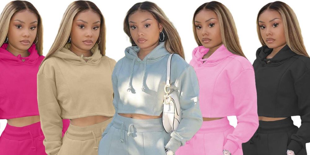 Cotton Ladies Tracksuit Sets